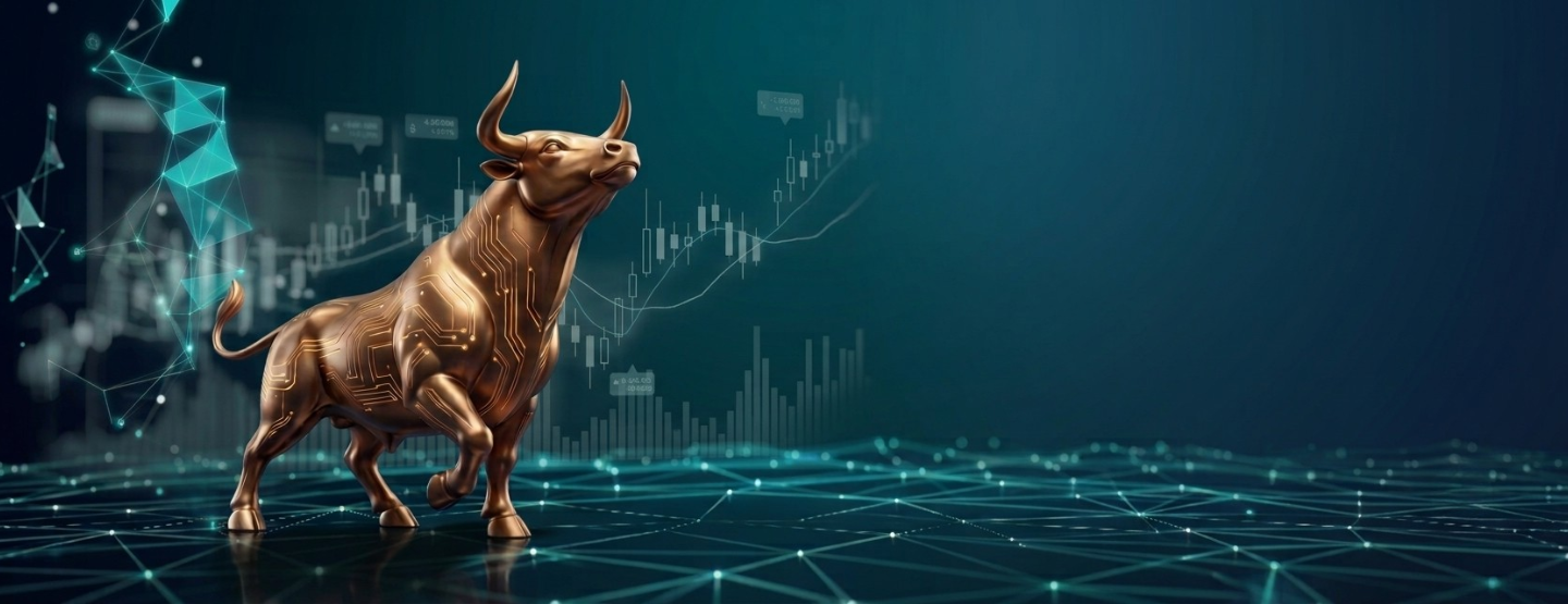 Digital bull symbolizing ASX stock market research and investment insights by StockBinge